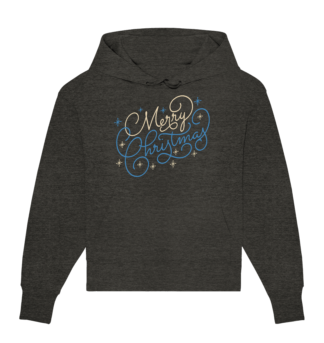 Weihnachtliches Design Merry Christmas - Organic Oversize Hoodie - Online Kaufhaus München