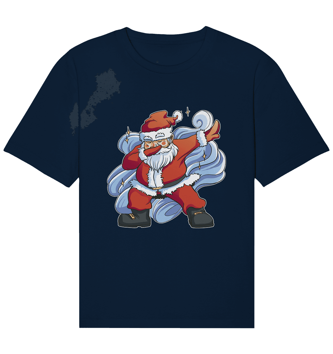 Weihnachten, Nikolaus Dabbing ,tanzender Nikolaus ,Fun ,Santa Dabbing Christmas - Organic Relaxed Shirt - Online Kaufhaus München