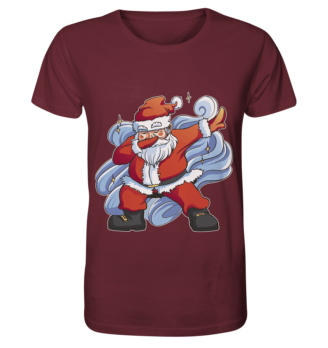 Weihnachten, Nikolaus Dabbing ,tanzender Nikolaus ,Fun ,Santa Dabbing Christmas - Organic Shirt - Online Kaufhaus München