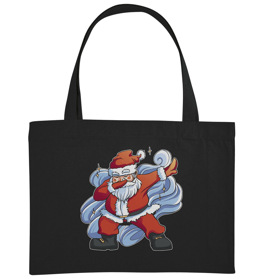 Weihnachten, Nikolaus Dabbing ,tanzender Nikolaus ,Fun ,Santa Dabbing Christmas - Organic Shopping-Bag - Online Kaufhaus München