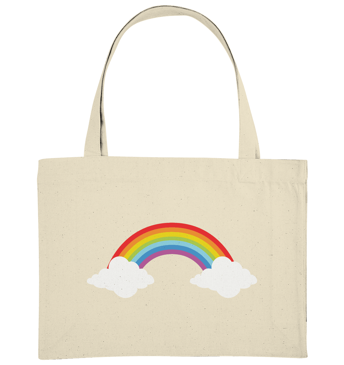 Regenbogen mit Wolken - Organic Shopping-Bag - Online Kaufhaus München