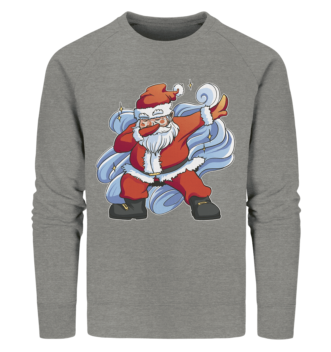 Weihnachten, Nikolaus Dabbing ,tanzender Nikolaus ,Fun ,Santa Dabbing Christmas - Organic Sweatshirt - Online Kaufhaus München