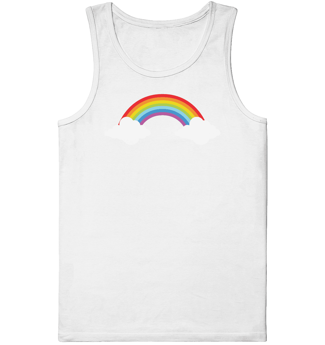 Regenbogen mit Wolken - Organic Tank-Top - Online Kaufhaus München