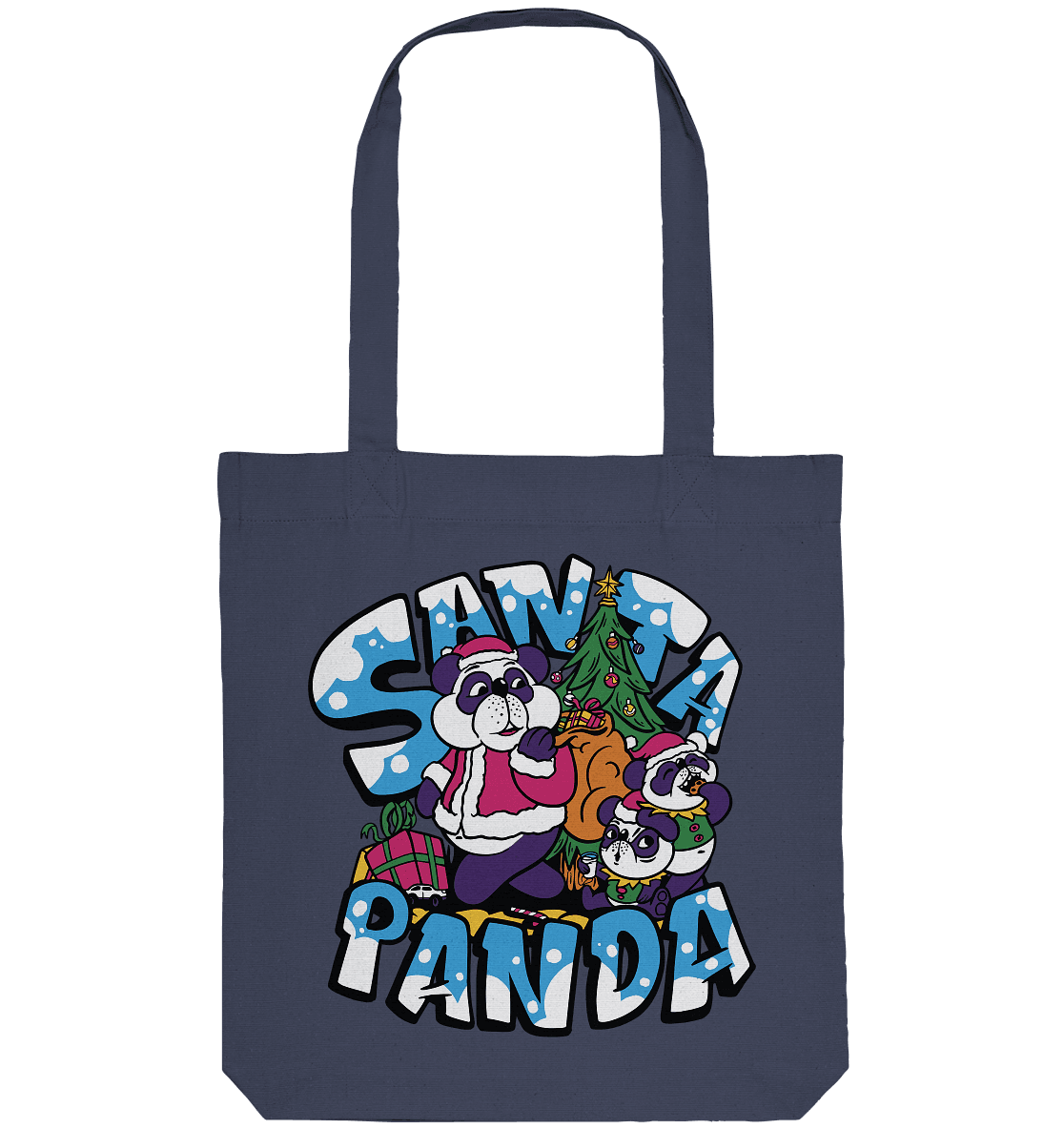 Weihnachten, Santa Panda , Nikolaus Panda ,Merry Christmas - Organic Tote-Bag - Online Kaufhaus München