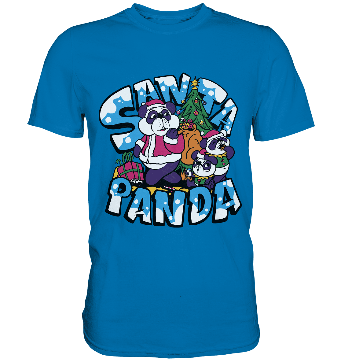 Weihnachten, Santa Panda , Nikolaus Panda ,Merry Christmas - Premium Shirt - Online Kaufhaus München