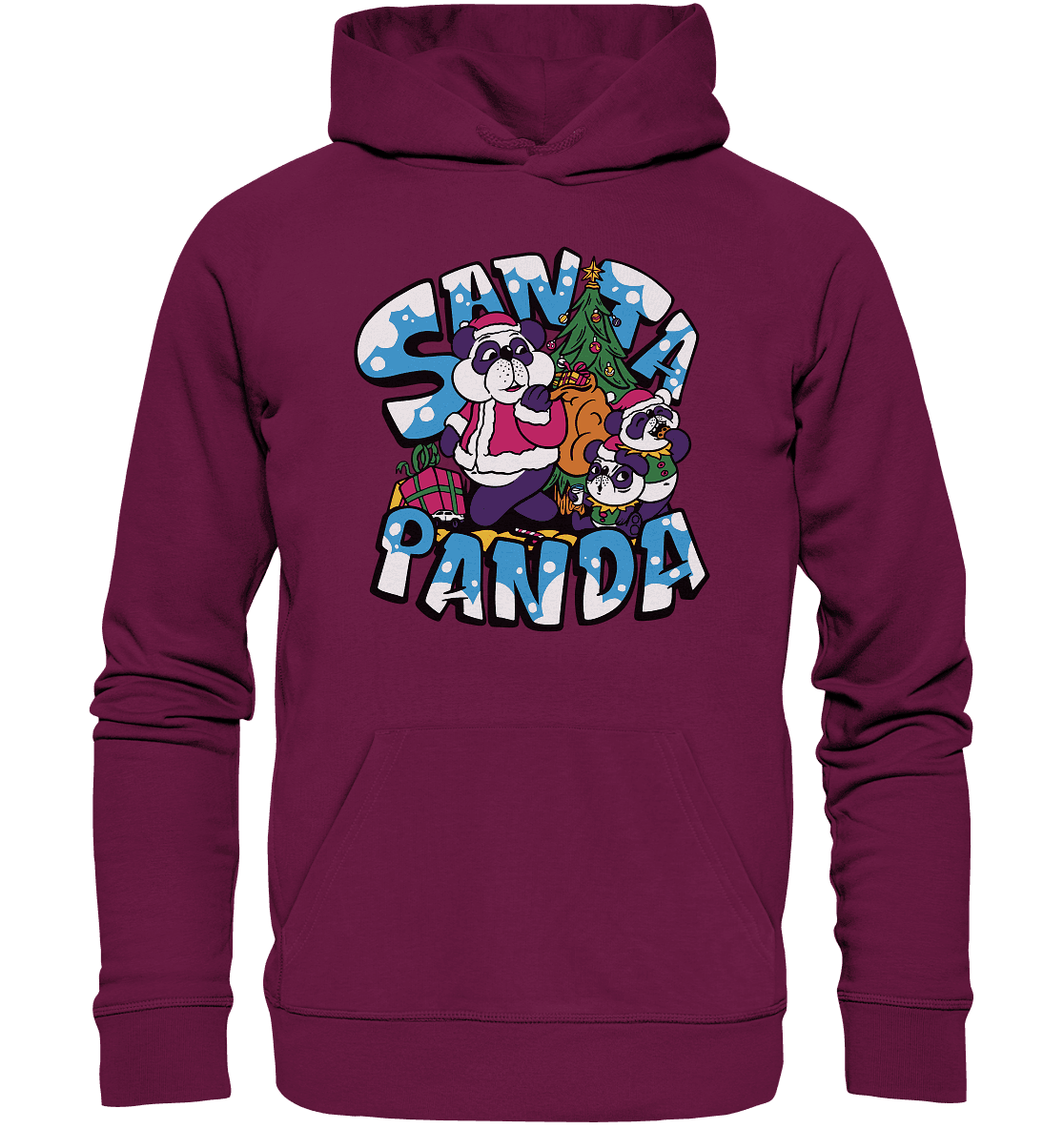Weihnachten, Santa Panda , Nikolaus Panda ,Merry Christmas - Premium Unisex Hoodie - Online Kaufhaus München