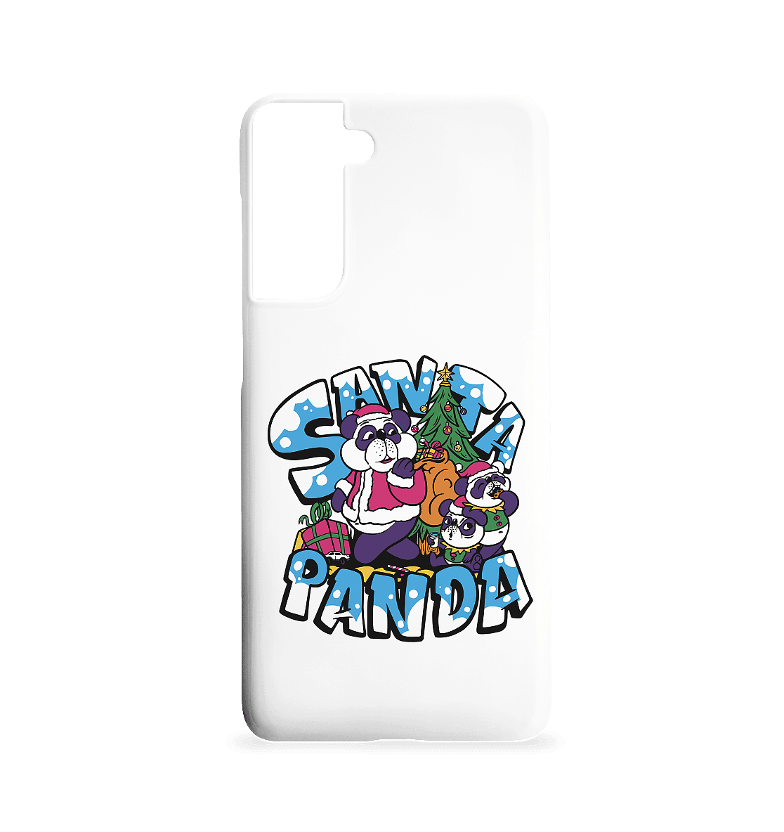 Weihnachten, Santa Panda , Nikolaus Panda ,Merry Christmas - Samsung S21 Handyhülle - Online Kaufhaus München