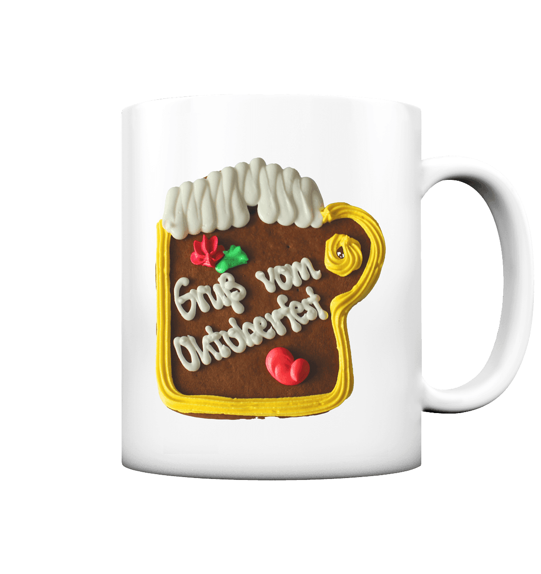 Lebkuchenkrug Gruß vom Oktoberfest ,Herbstferst,Volksfest - Tasse matt - Online Kaufhaus München