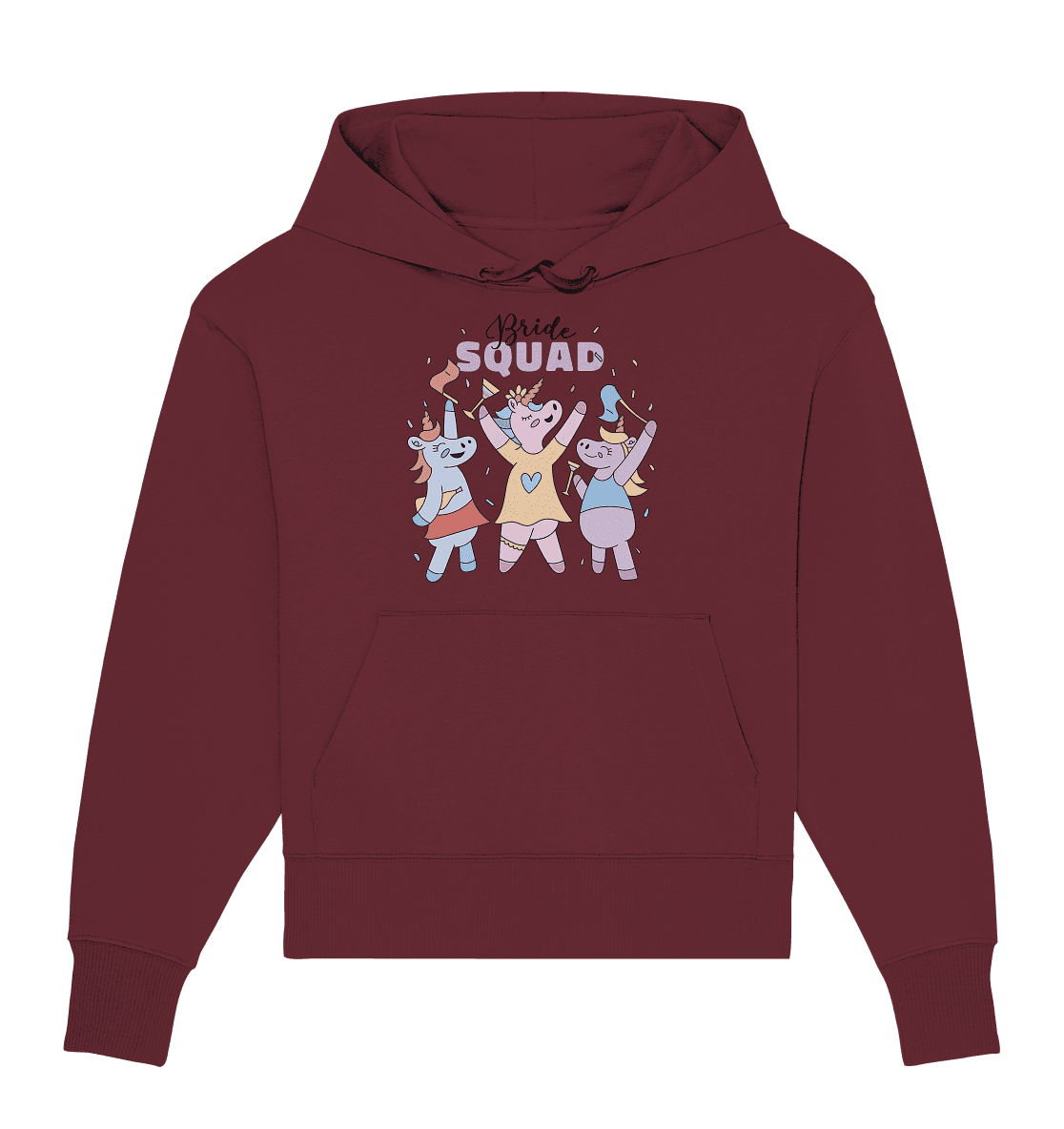 Jungesellinnenabschied Team Braut - Organic Oversize Hoodie - Online Kaufhaus München