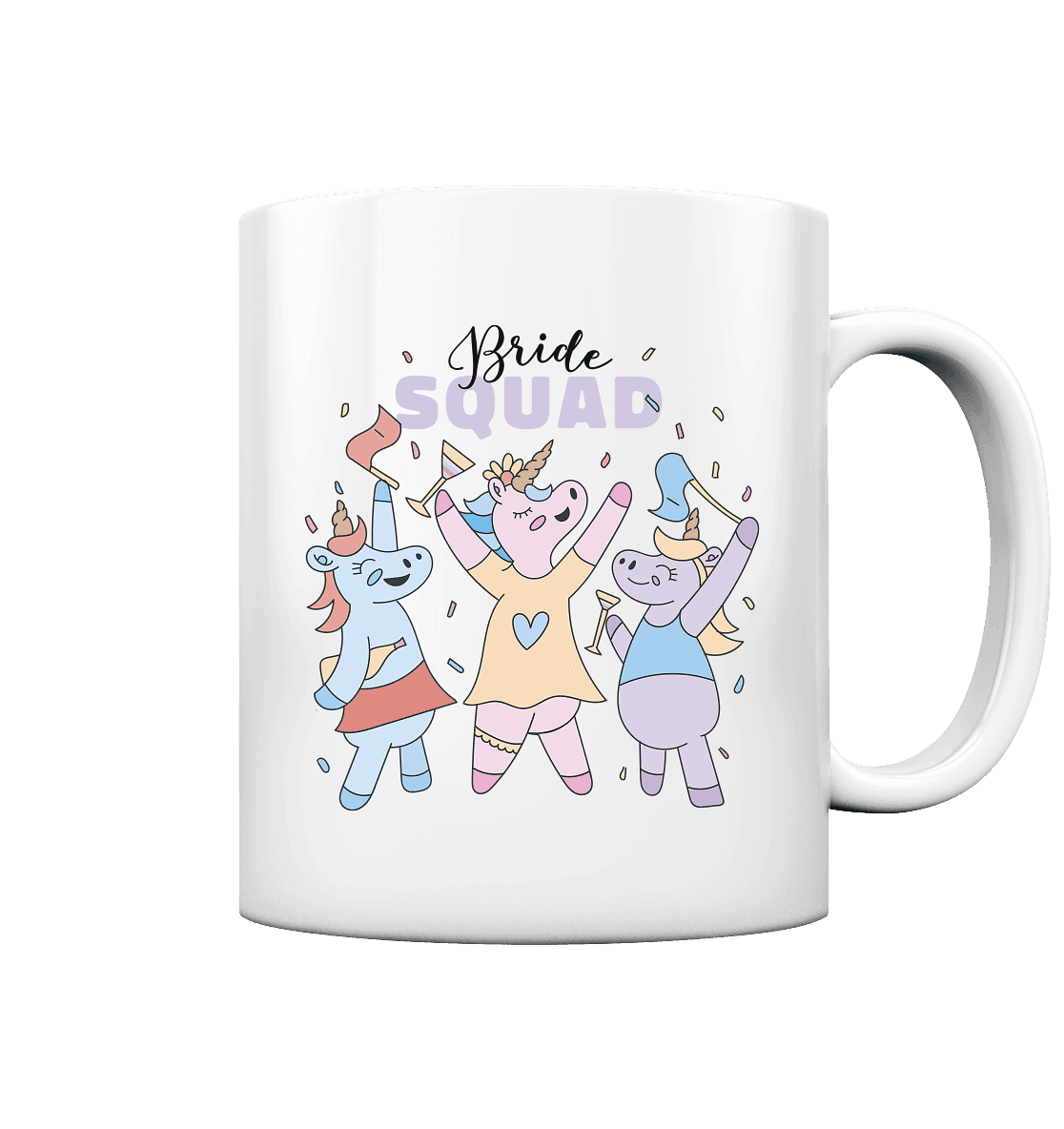 Jungesellinnenabschied Team Braut - Tasse glossy - Online Kaufhaus München