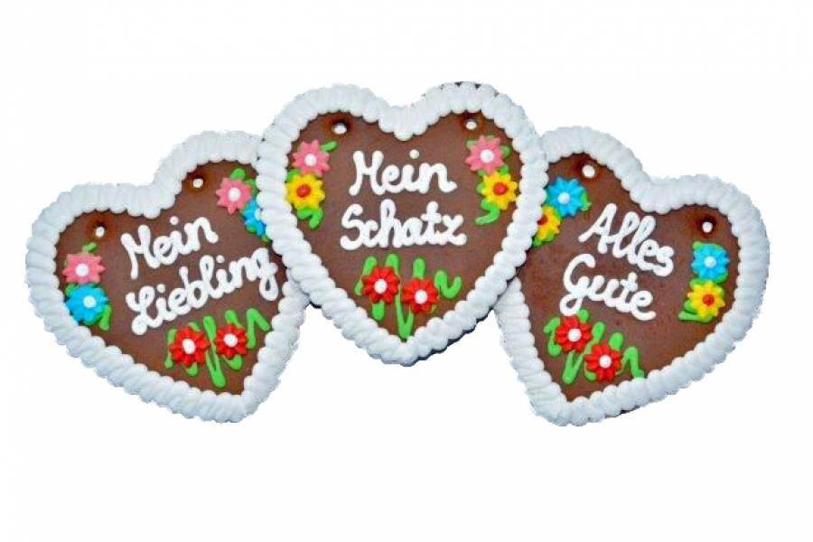 Lebkuchenherz, Mein Liebling-Alles Gute- Mein Schatz - Online Kaufhaus München