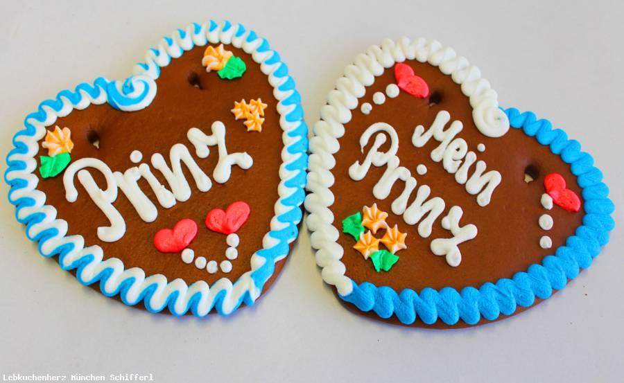 1 Lebkuchenherz Sprüche Mein Prinz ,Süßer Prinz ,Prinz - Online Kaufhaus München