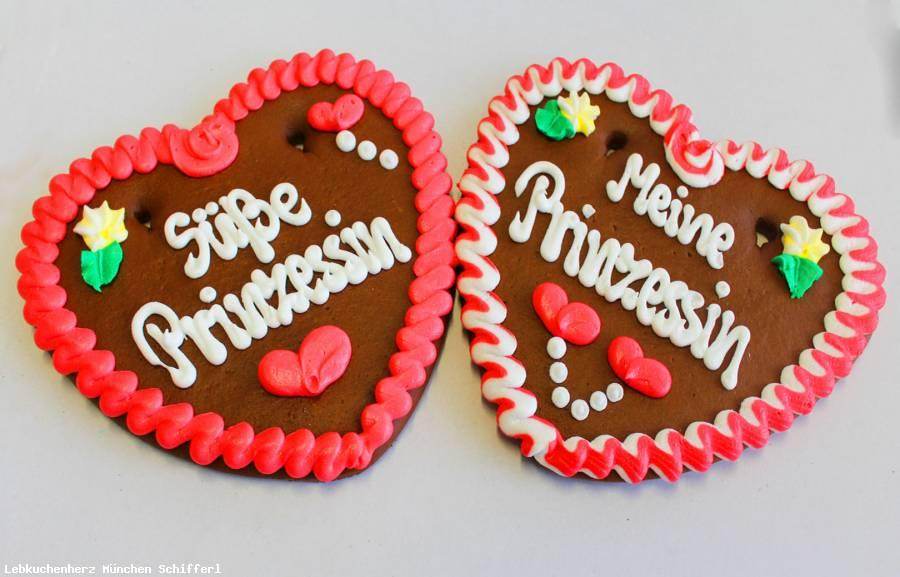 1 Lebkuchenherz Sprüche Meine Prinzessin ,Süße Prinzessin - Online Kaufhaus München
