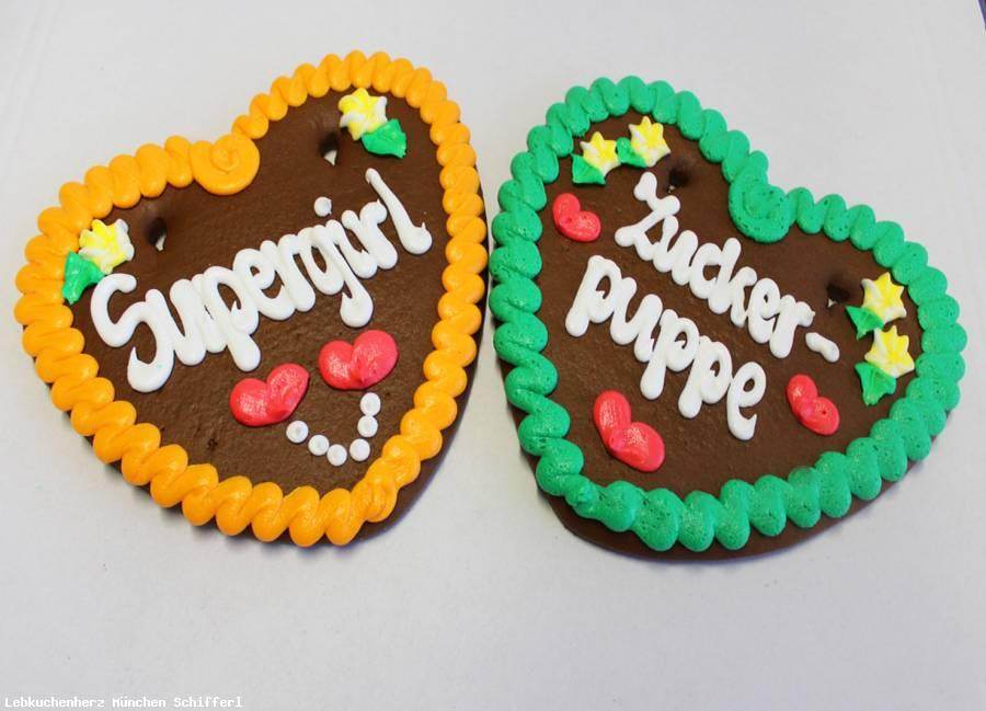 1 Lebkuchenherz, Lebkuchenherzen Spruch Supergirl, Zuckerpuppe - Online Kaufhaus München