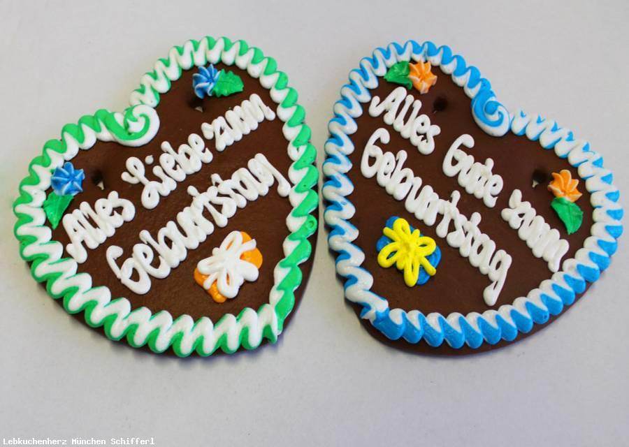 1 Lebkuchenherz Spruch Geburtstag, Alles Gute zum Geburtstag - Online Kaufhaus München