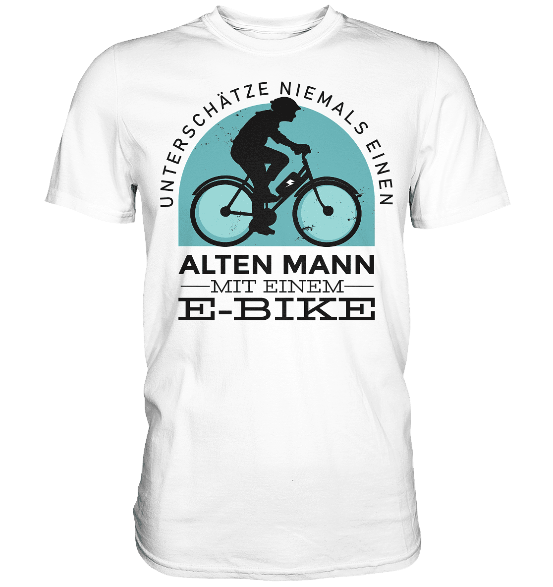 Alten Mann mit einem E-Bike - Classic Shirt - Online Kaufhaus München