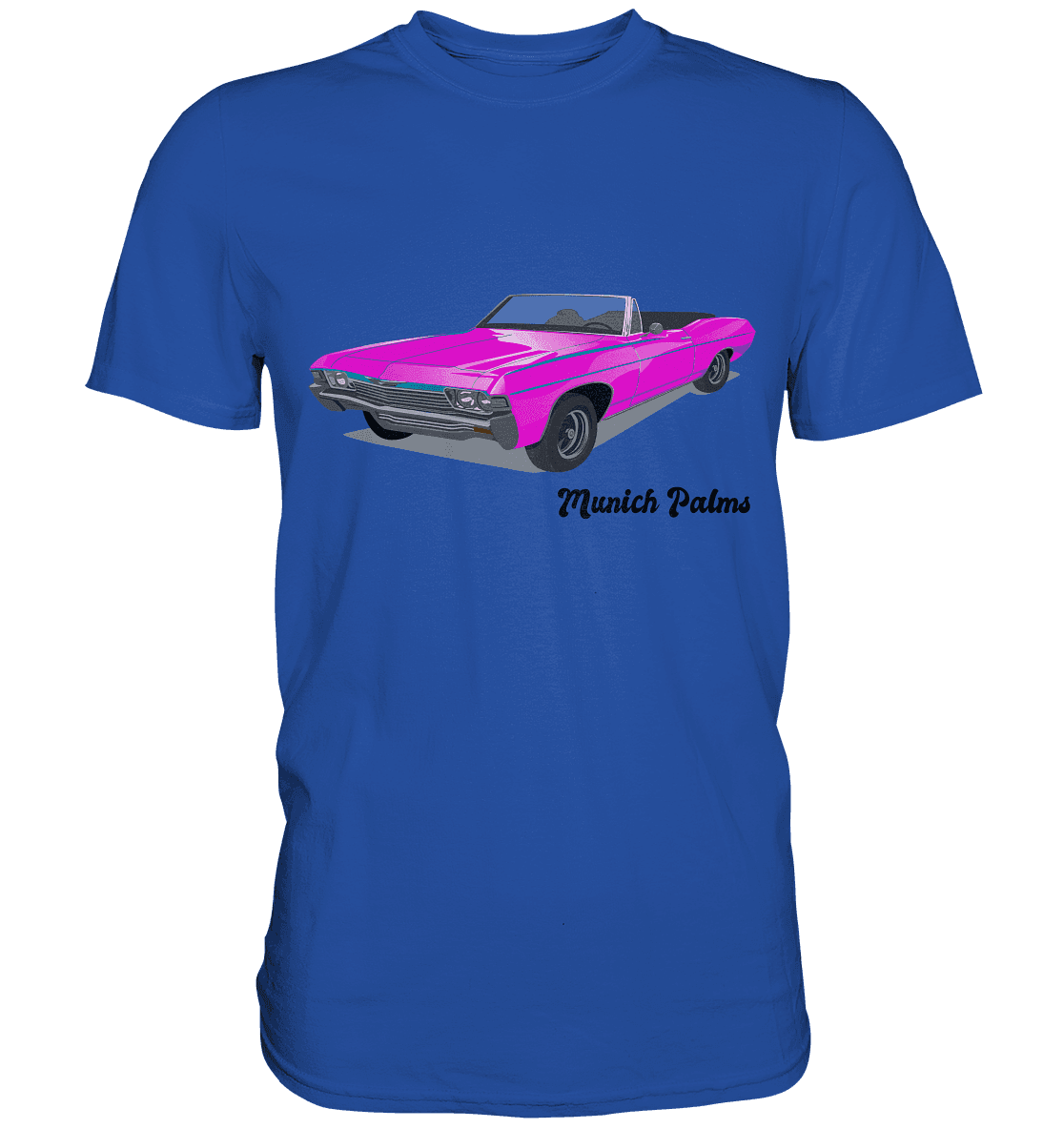 Pink Retro Classic Car Oldtimer , Auto ,Cabrio by Munich Palms - Classic Shirt - Online Kaufhaus München