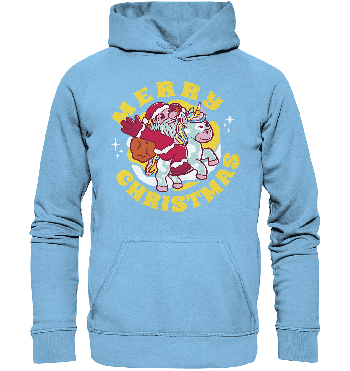 Reitender Nikolaus,Merry Christmas, Frohe Weihnachten - Kids Premium Hoodie - Online Kaufhaus München