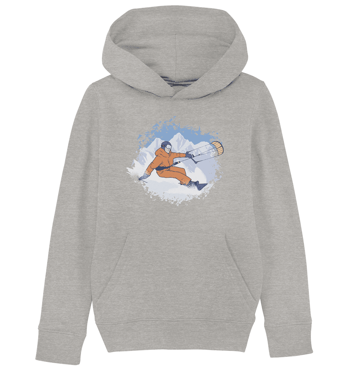 Snowkiter Winter Sport Kiter - Kids Organic Hoodie - Online Kaufhaus München