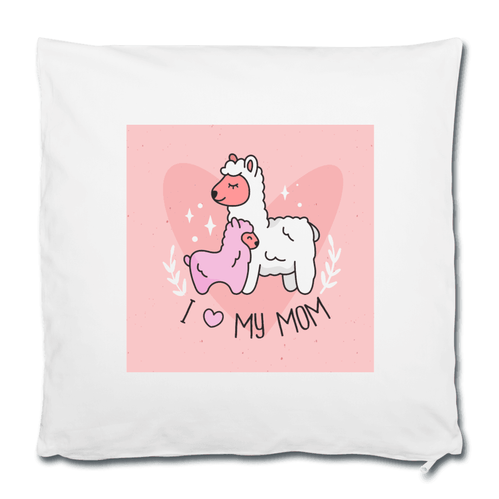 Kissenbezug 40 x 40 cm I love my mom - Online Kaufhaus München