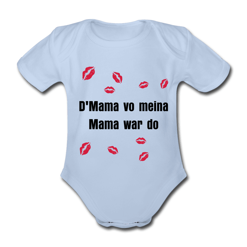 Baby Bio-Kurzarm-Body bayrisch D'Mama vo meina Mama war do - Online Kaufhaus München