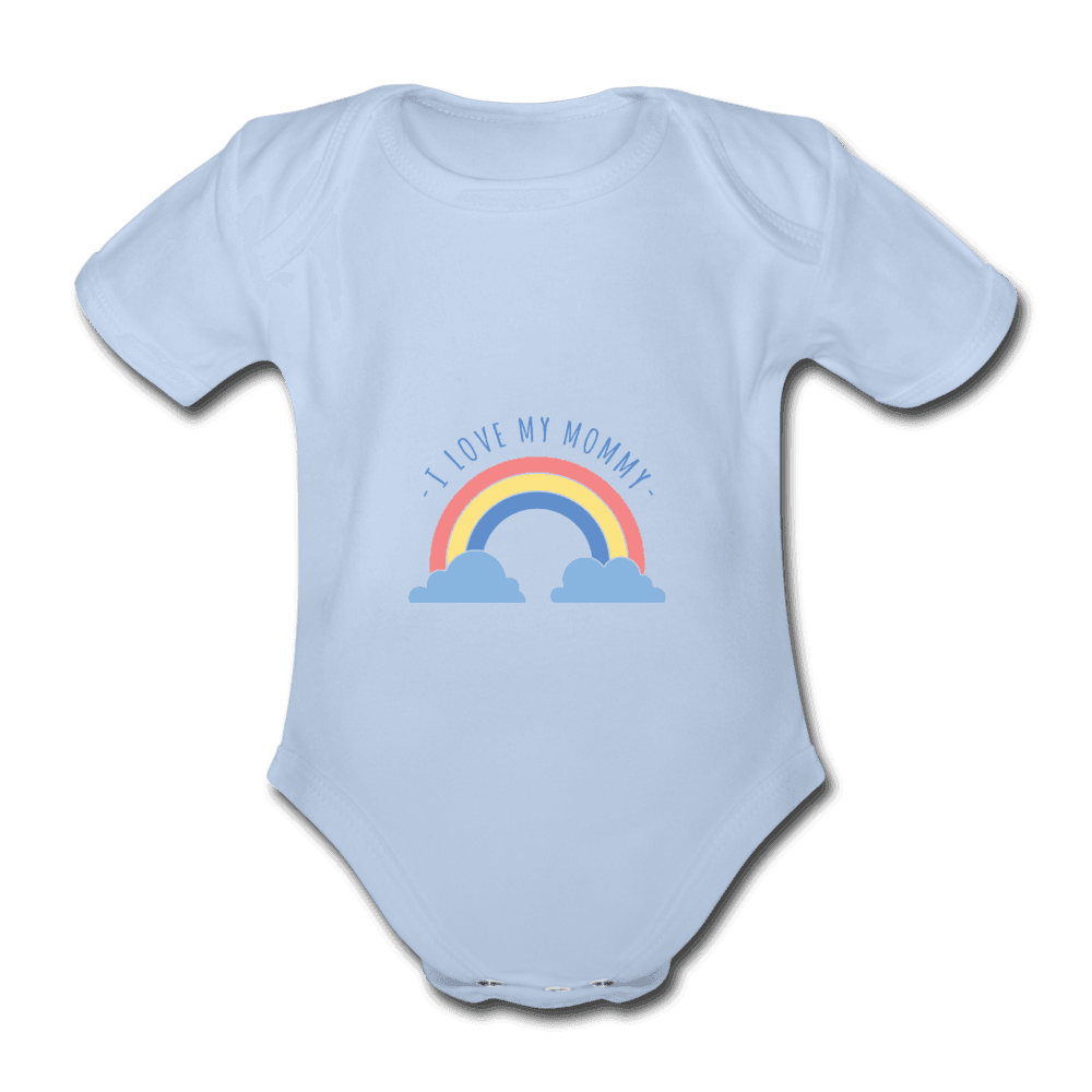 Baby Bio-Kurzarm-Body I love my Mommy - Mama - Online Kaufhaus München