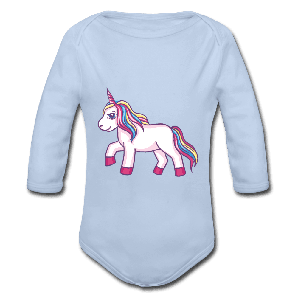Baby Bio-Langarm-Body Einhorn Unicorn - Online Kaufhaus München