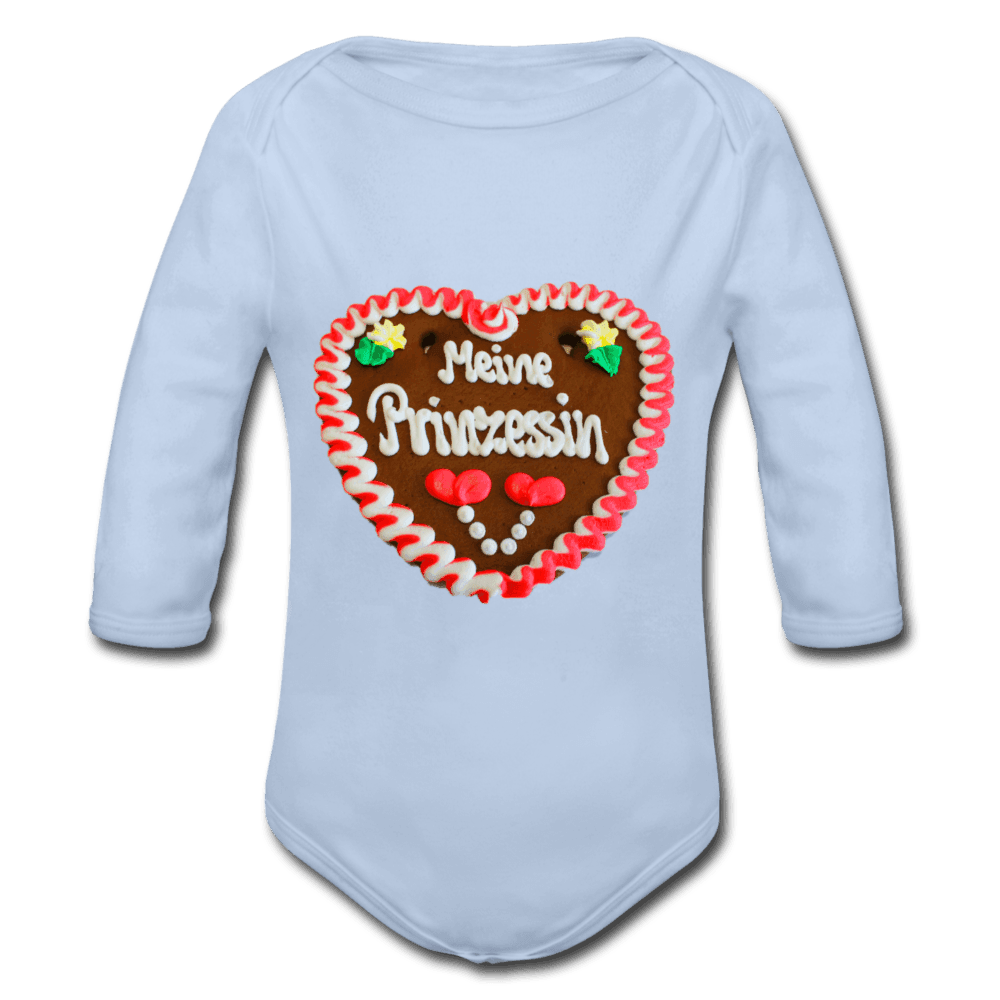 Baby Bio-Langarm-Body Lebkuchenherz Meine Prinzessin - Online Kaufhaus München