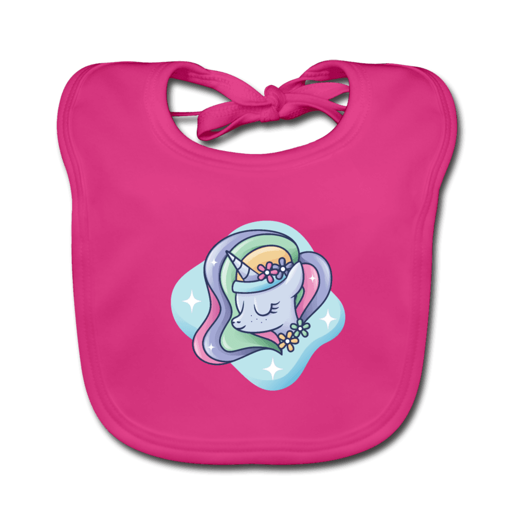 Baby Bio-Lätzchen schlafendes Einhorn Unicorn - Online Kaufhaus München