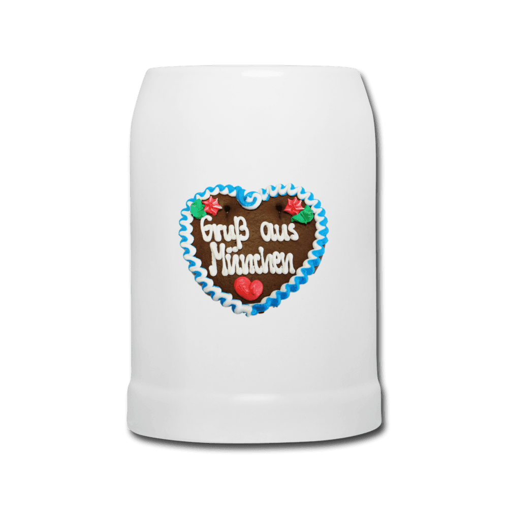 Bierkrug Lebkuchenherz Gruß aus München - Online Kaufhaus München