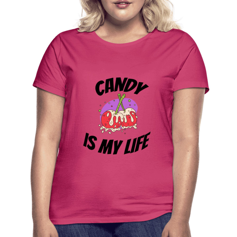 Damen - Frauen T-Shirt Candy is my life - Online Kaufhaus München