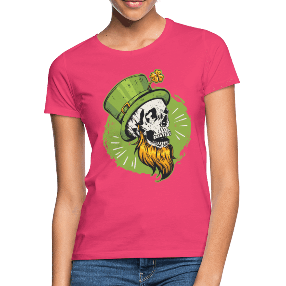 Damen - Frauen T-Shirt St.Patrick Schädel - Online Kaufhaus München