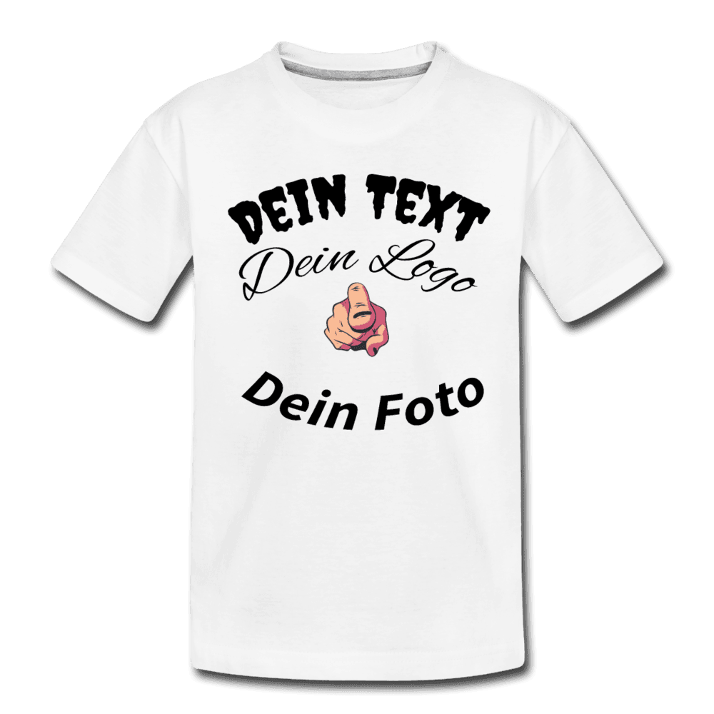 Kinder Premium Bio T-Shirt selbst nach Wunsch gestalten - Online Kaufhaus München