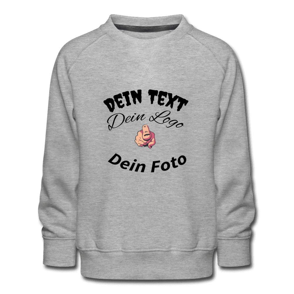 Kinder Premium Pullover nach Wunsch selbst gestalten - Online Kaufhaus München