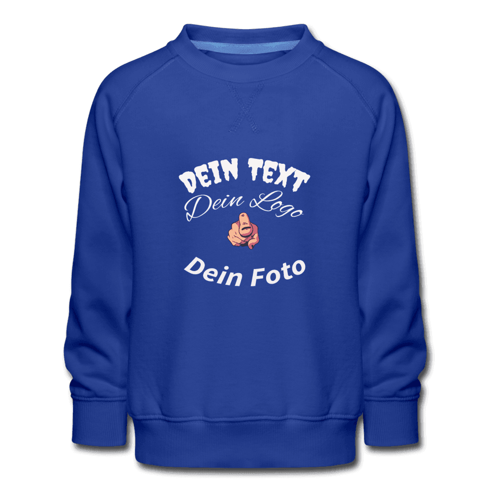 Kinder Premium Pullover selbst nach Wunsch gestalten - Online Kaufhaus München