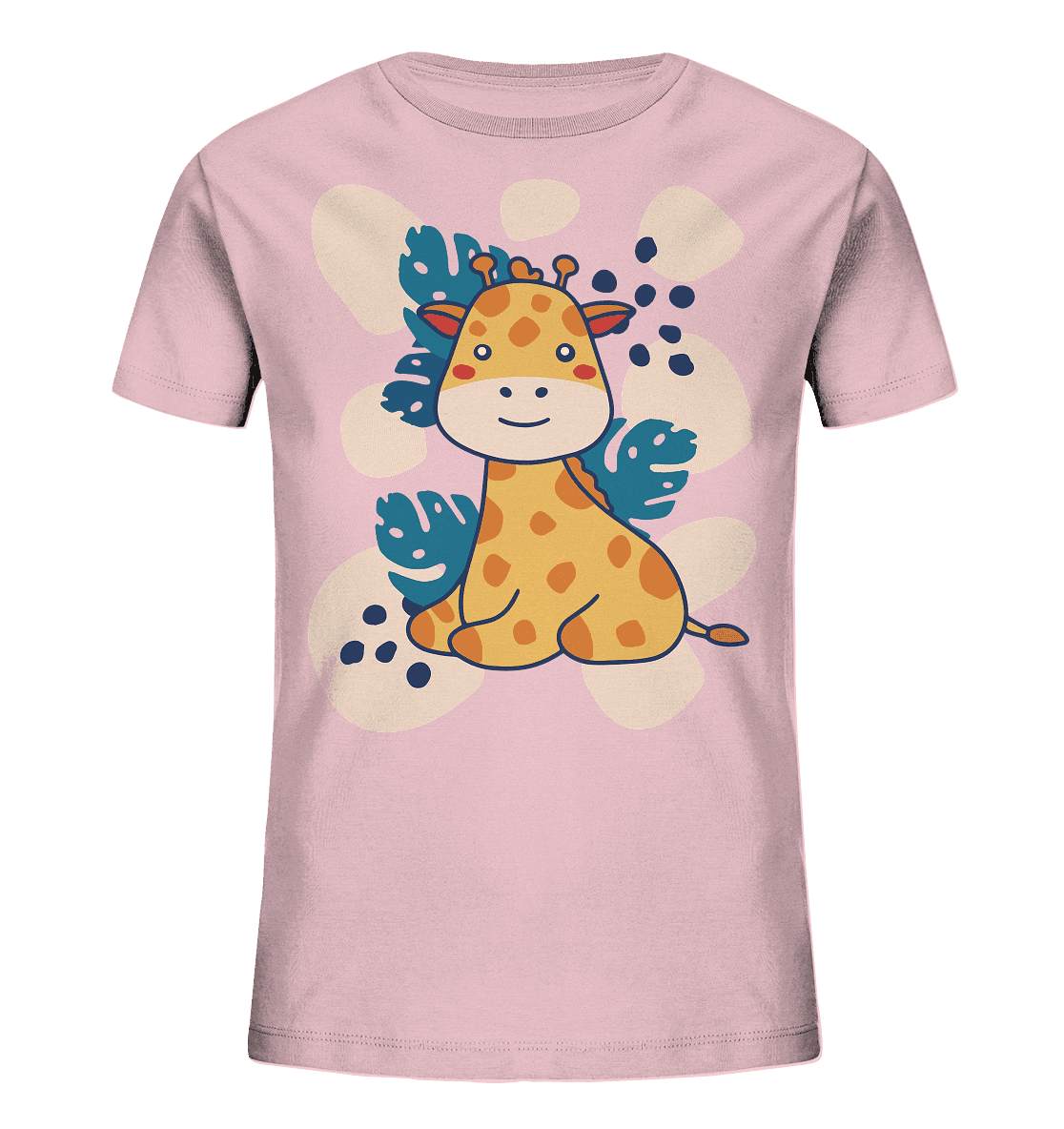 Süße Baby Giraffe ,Kindermotiv - Kids Organic Shirt - Online Kaufhaus München