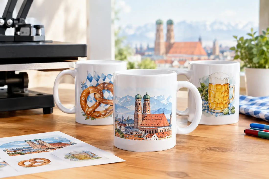 Tassendruck selber gestalten: Ideen mit München-Flair