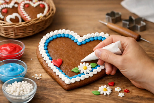 Anleitung für die Lebkuchenherz-Beschriftung