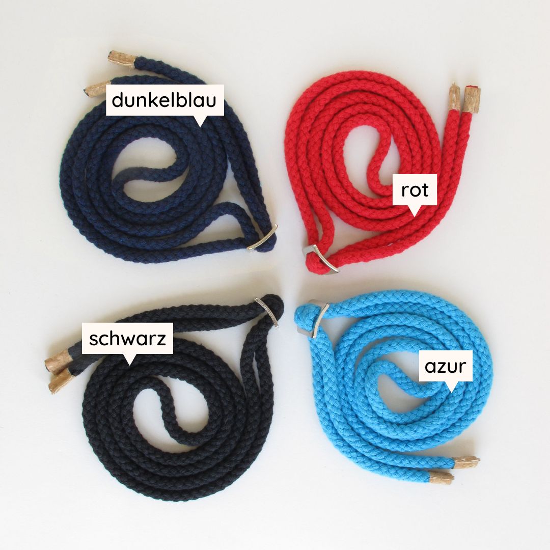 Shoulder bag for Fairphone 6 | made of felt and organic cotton | light grey - colorful | model KEDJA