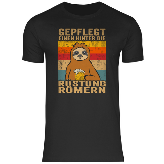 Herren T-Shirt Faultier