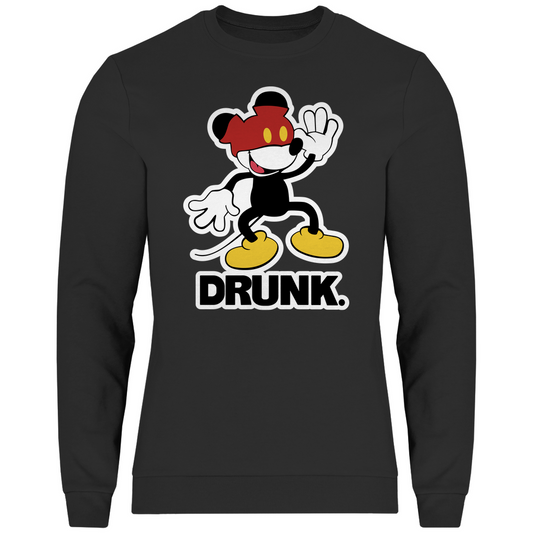 Herren Sweatshirt Drunk