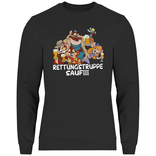 Herren Sweatshirt Rettungstruppe