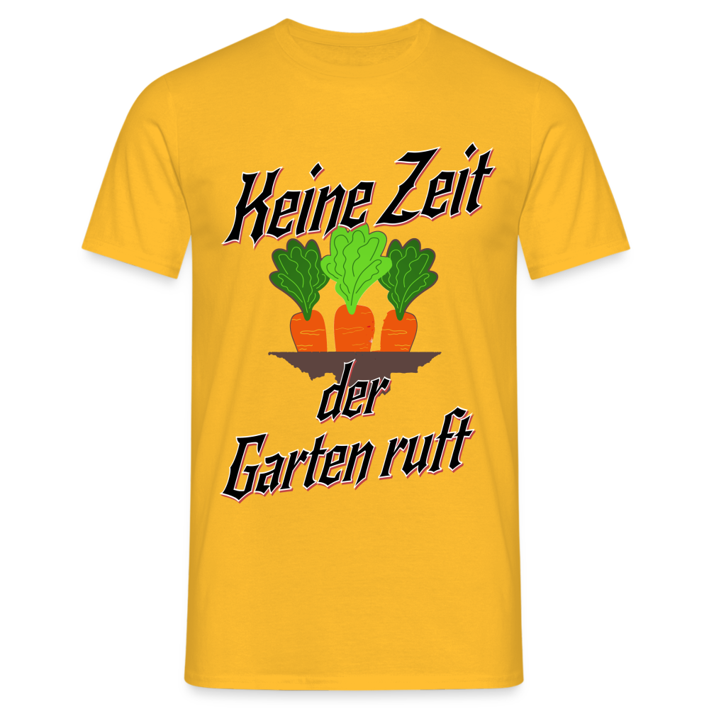 Grüner Daumen gesucht? Unser Garten-Herren T-Shirt ist ein Muss! - Gelb