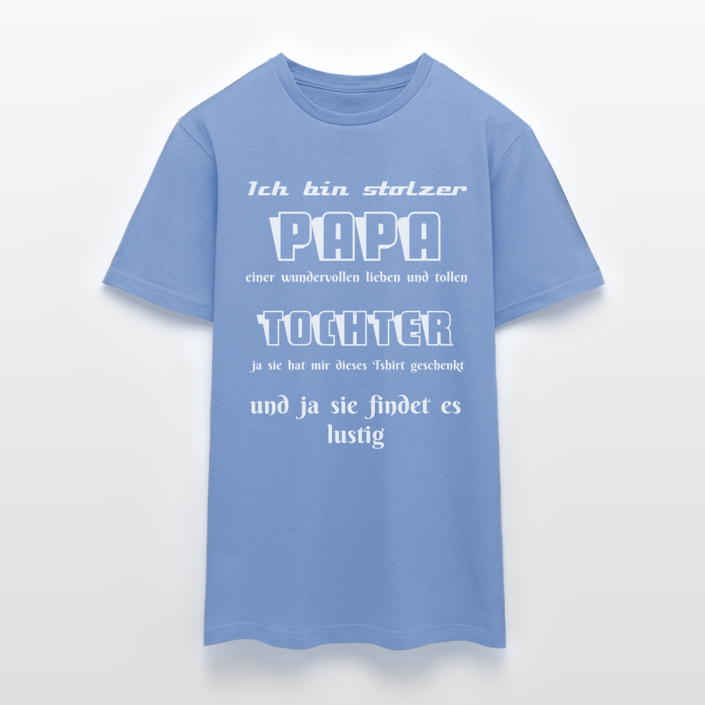 Vater-Tochter-Liebe zum Anziehen: Unser einzigartiges  Männer T-Shirt - carolina blue