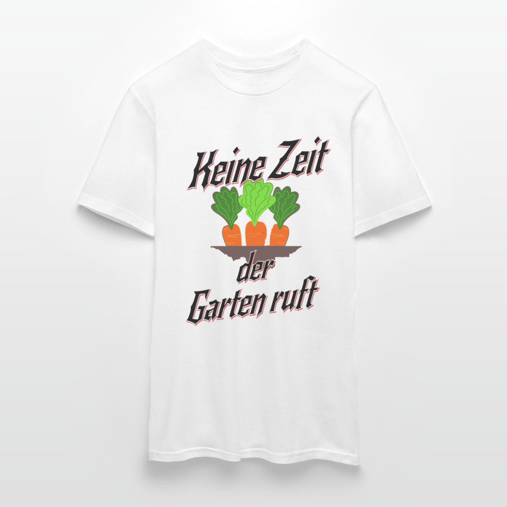 Grüner Daumen gesucht? Unser Garten-Herren T-Shirt ist ein Muss! - Weiß