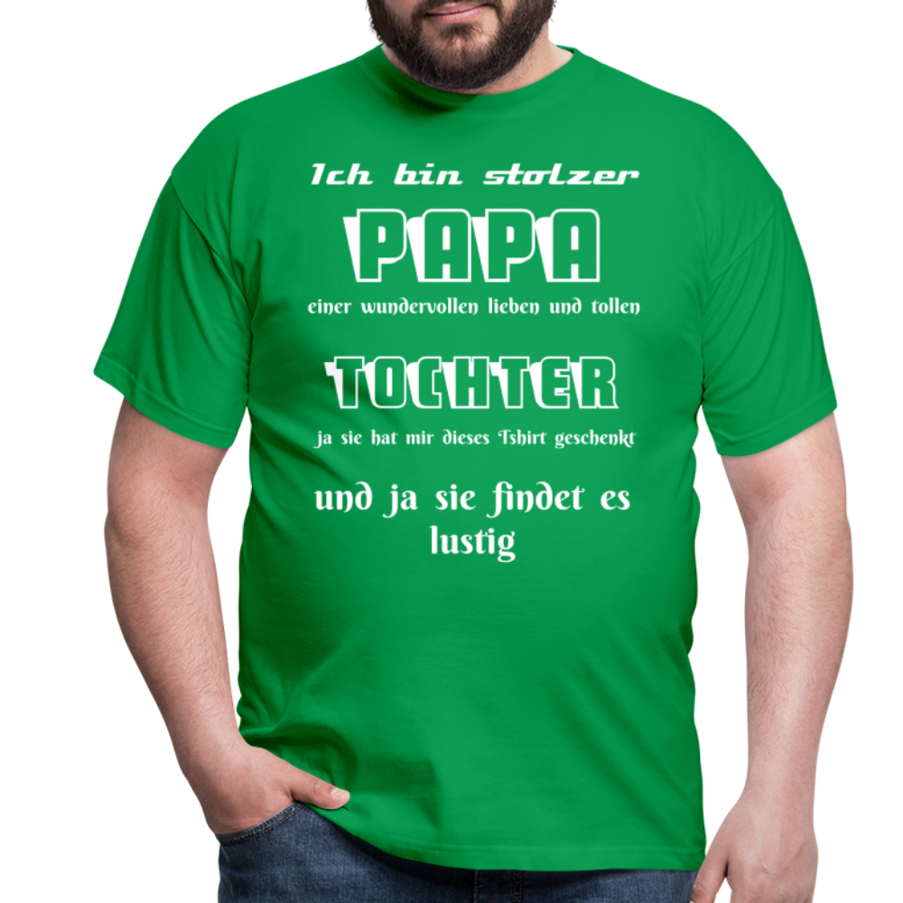 Vater-Tochter-Liebe zum Anziehen: Unser einzigartiges  Männer T-Shirt - Kelly Green