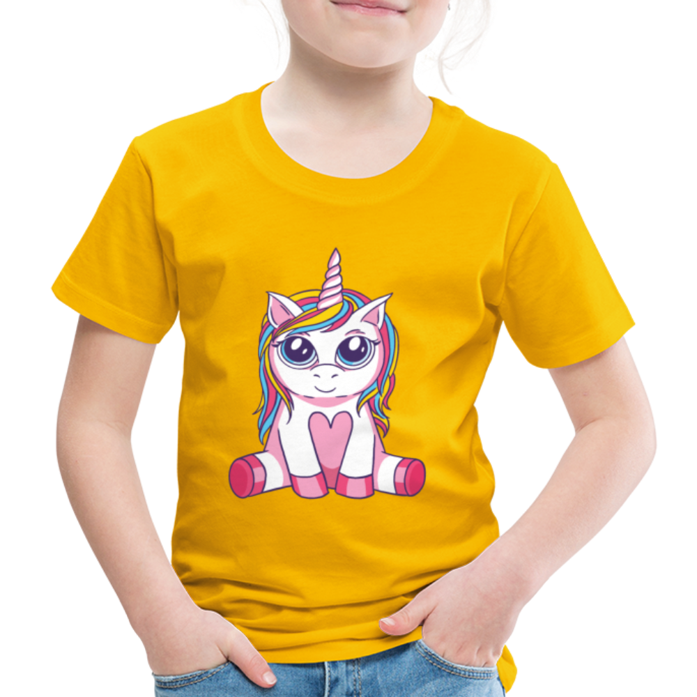 Kinder Premium T-Shirt - Sonnengelb