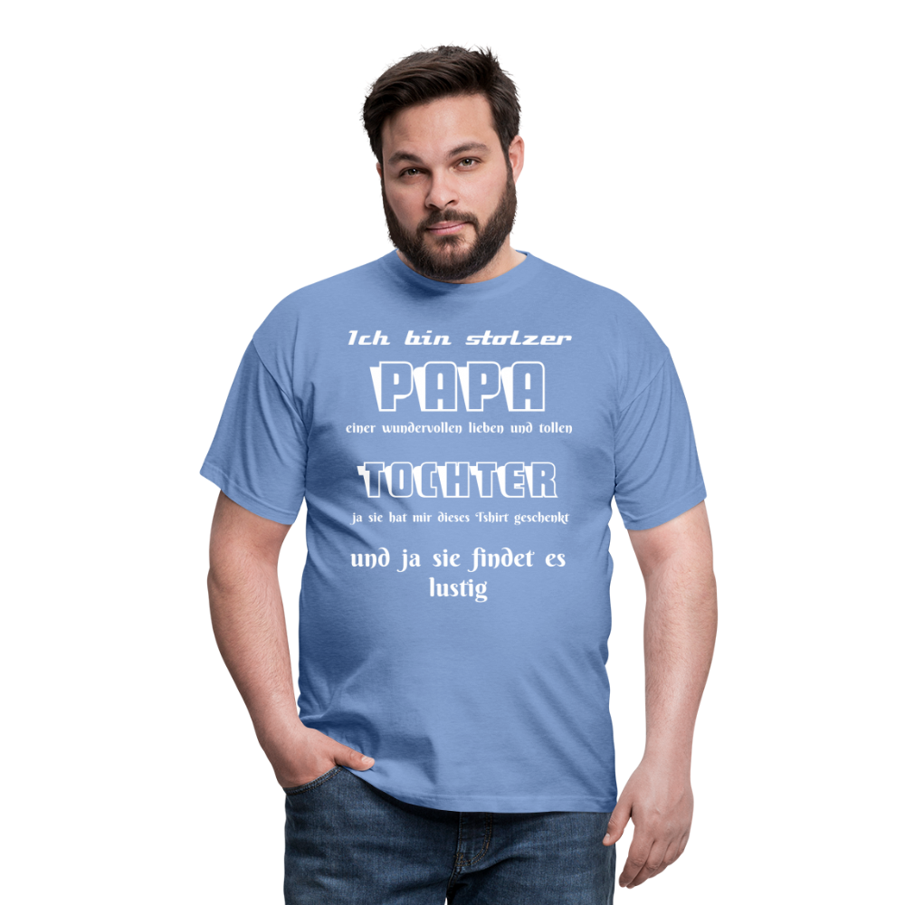 Vater-Tochter-Liebe zum Anziehen: Unser einzigartiges  Männer T-Shirt - carolina blue