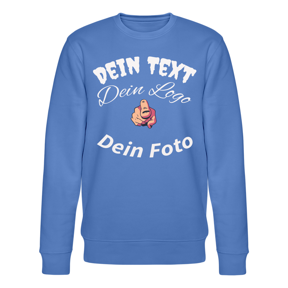 Herren - Männer Bio-Sweatshirt von Stanley & Stella wartet auf dich! Gestalte jetzt! - Blau