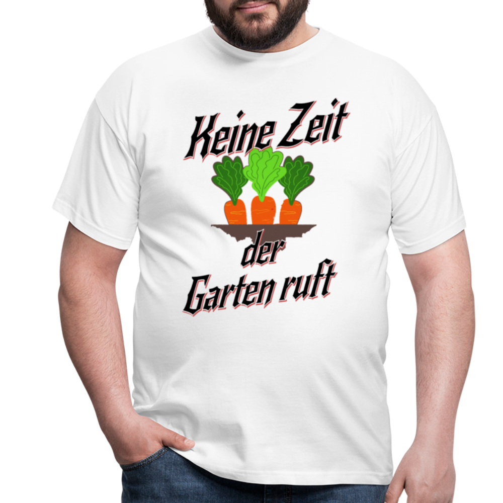 Grüner Daumen gesucht? Unser Garten-Herren T-Shirt ist ein Muss! - Weiß